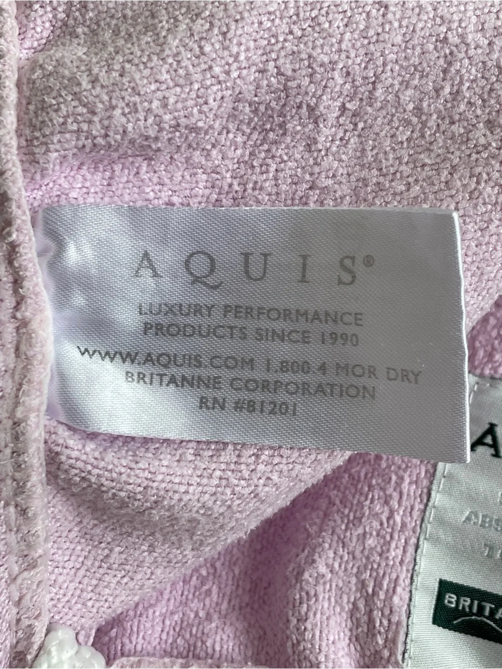 AQUIS Super Absorbent Towel, pink
